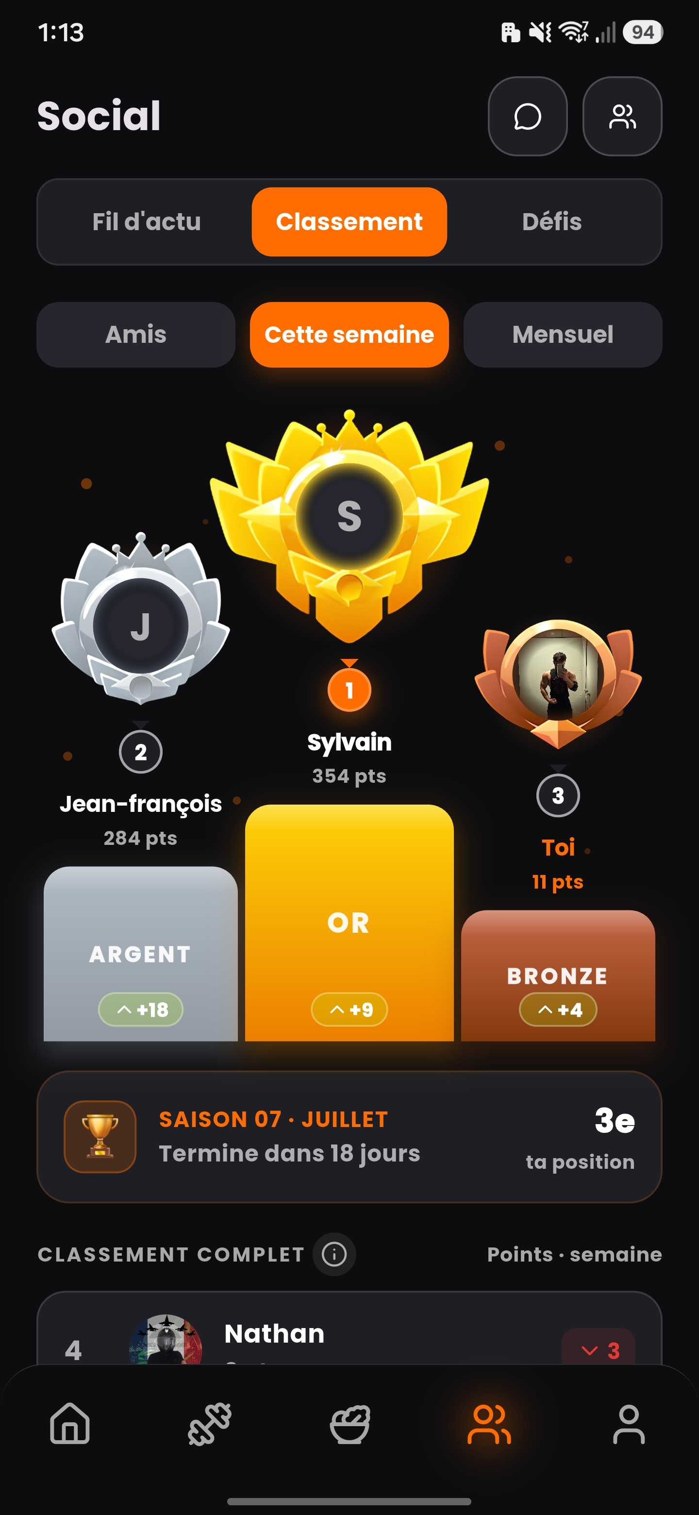 Capture d'écran de l'app Phyzix 4